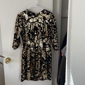 Beautiful New year classy cocktail dress. Open back.